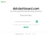 Tablet Screenshot of dslrdashboard.com